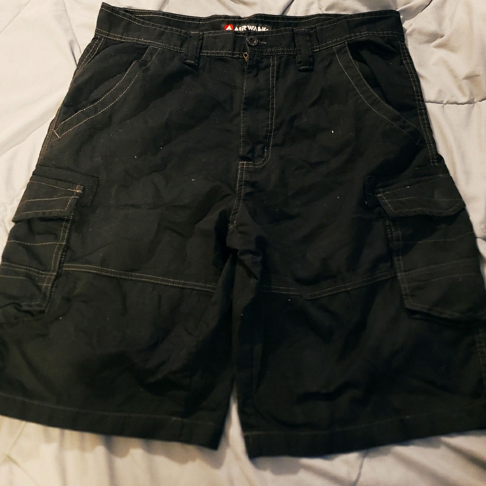 Airwalk black cargo shorts